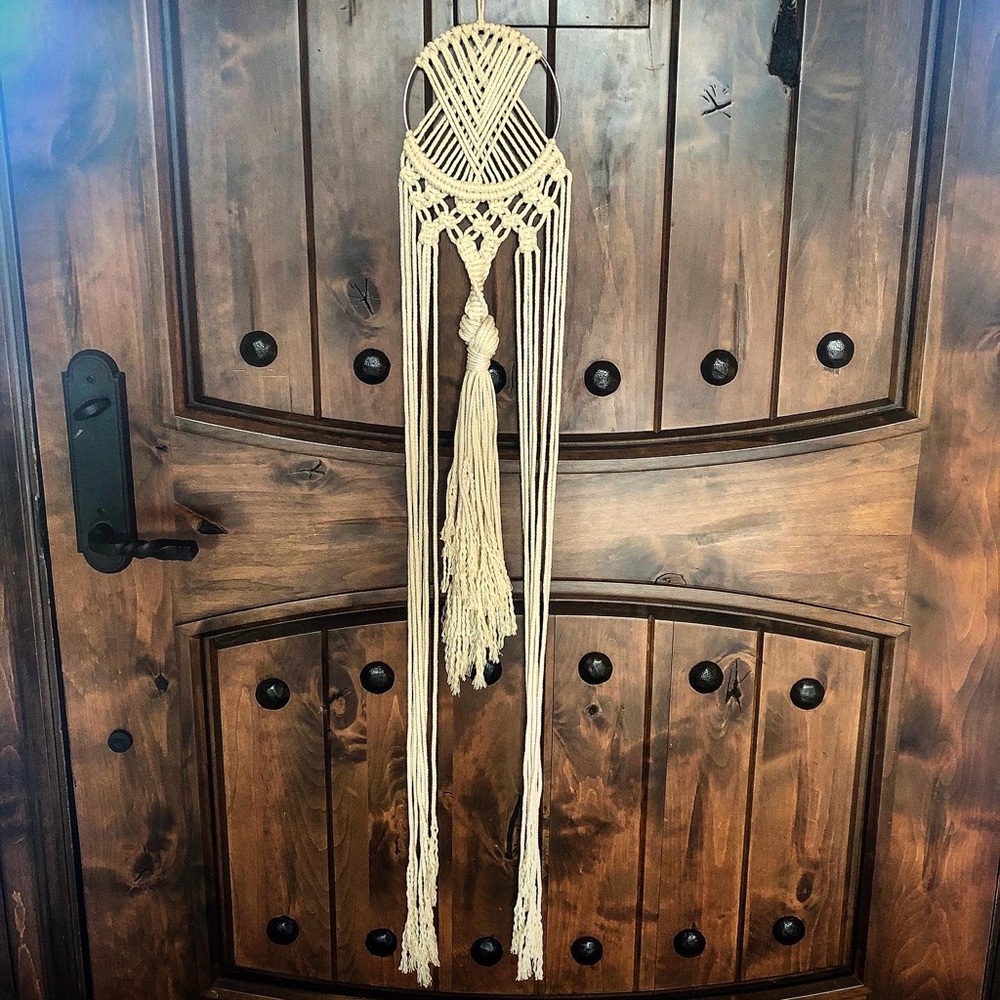 Handmade Macrame Modern Dreamcatcher